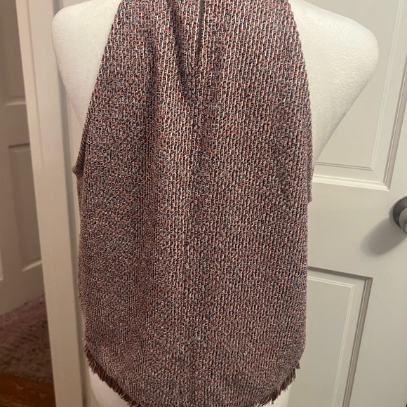 Zara tweed halter tank with fringe - Picture 4 of 4